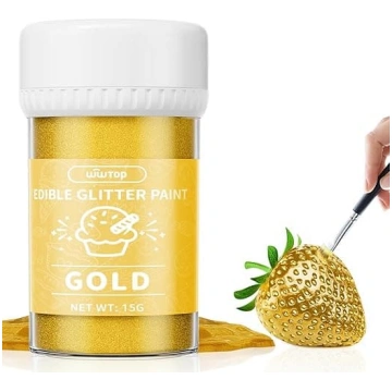 Wwtop Edible Glitter Gold 15 g, šķidrais ēdamais g