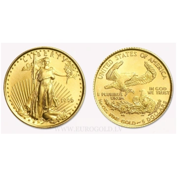 United States 1/10 Oz gold American Eagle 1999