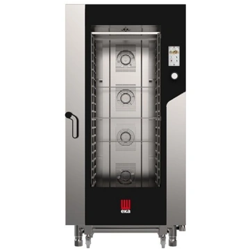 Electric combi convection oven with TOUCH SCREEN c