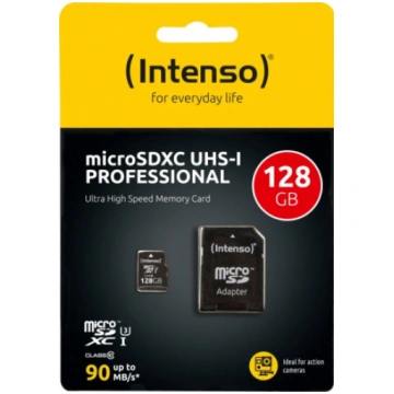 128gb MEMORY MICRO SDXC UHS-I W ADAPTER INTENSO El