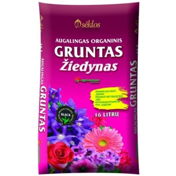ORGANISKĀ AUGU GRUNTS „ZIEDKOPA“ 16 L Agronomo pat
