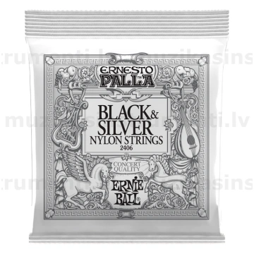 Ernie Ball 2406 Ernesto Palla Black & Silver Nylon
