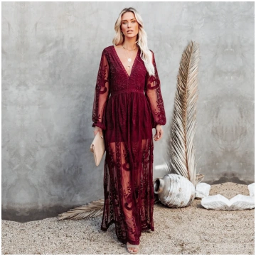 XL / Borgogna / Maxi Paradiso Bohemien
