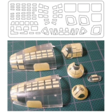 Ilyushin Il-4 Masks (for Zvezda kits) Omask
