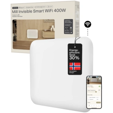 Mil Invisible Smart WiFi Heater - PA400WIFI4 - Pan