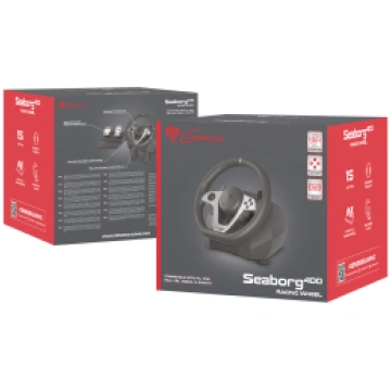 Genesis | Driving Wheel | Seaborg 400 | Silver/Bla