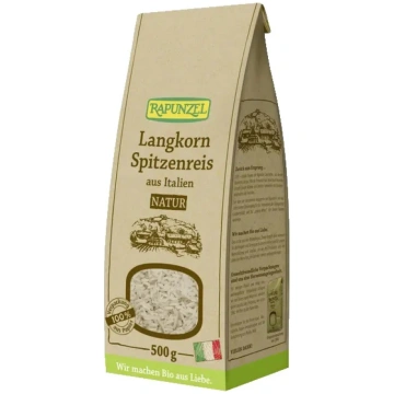 Rapunzel BIO neapstrādāti gargraudu rīsi, 500g