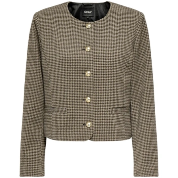 ONLY - Onlmaggie Check Jacket Otw - izmērs XS