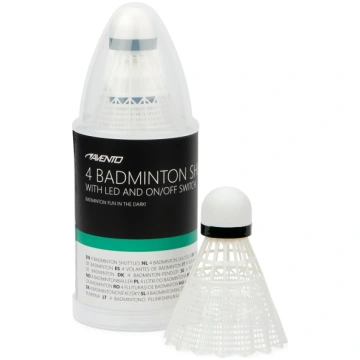 Badminton shuttles in tube AVENTO 46SG LED 4 pcs |
