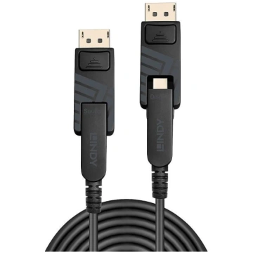 Lindy 50m Fibre Optic Hybrid Mini DisplayPort 1.4