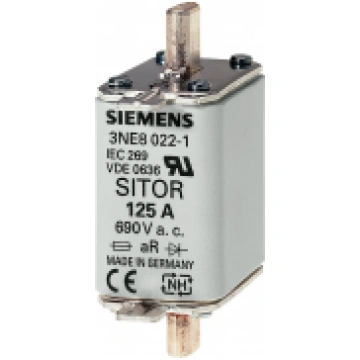 SITOR fuse link, with blade contacts, NH00, In: 80
