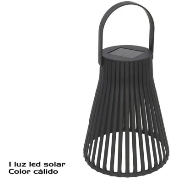 Laterna ar saules bateriju, 1 LED, 11.00 x 11.00 x