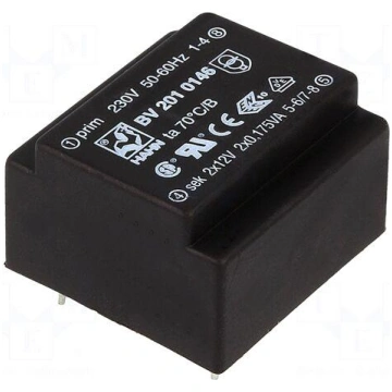 Transformer: encapsulated | 0.35VA | 230VAC | 12V 