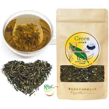 Ķīnas zaļā tēja ar tipšiem un Osmanthus ziediem - 
