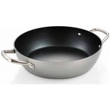 GRANDCHEF+ DZIĻĀ PANNA 28CM, AR 2 ROKTURIEM, INDUK