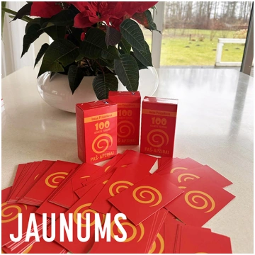 Kartīšu komplekts "100 iesāktie jautājumi PAŠ-APZI