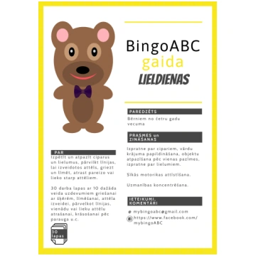 BingoABC gaida Lieldienas 3-5 gadi