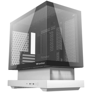 darkFlash Darkflash F1 computer case (White) + 6 A