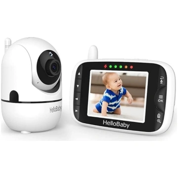 HelloBaby bērnu monitors ar kameru un audioiekārtu