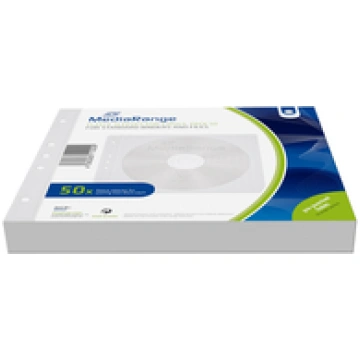 MediaRange BOX60 Notebook-Hlle 2Disks Wei CD-Hlle 