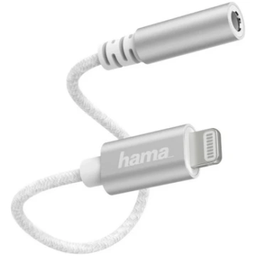 Hama 00187210 Lightning Adapter to 3.5mm Audio Soc