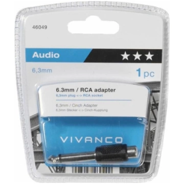 Vivanco adapter 6.3mm - RCA (46049) 46049