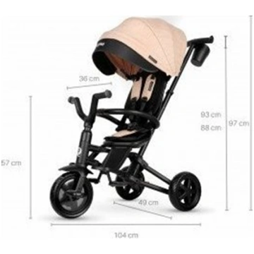 Qplay Qplay Rowerek Trójkoowy Nova Niello Khaki RM