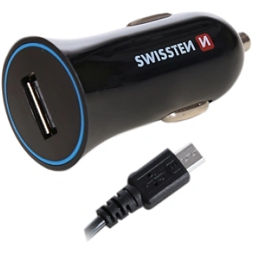 Swissten Car charger 12 / 24V / 1A whit Micro USB 