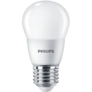 PHILIPS Spuldze Philips LED, P48, 4000 °K, E27, 7 