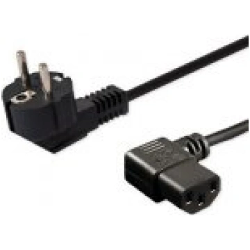 Savio Power cable Schuko - IEC C13 Black 1.8m akse