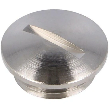 Stopper; PG9; IP54; brass; Plating: nickel; V-N-Ms