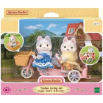 Epoch Sylvanian Families Tandēma figūru haskiji uz