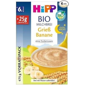 HiPP bioloģiskā piena putraimi Good-Night manna ba