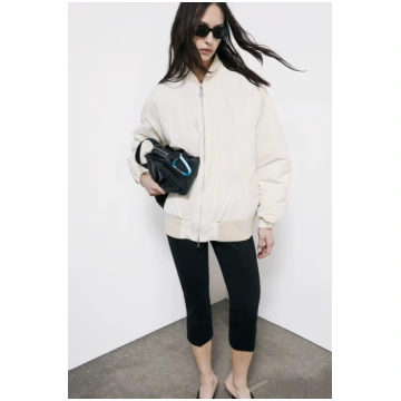 Oversized bomber jacket