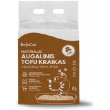 Tofu BeloCat Clumping Cat Litter Coffee dabīgi gra