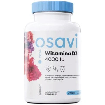 Osavi OSAVI D3 vitamīns 4000 SV - 120 kapsulas