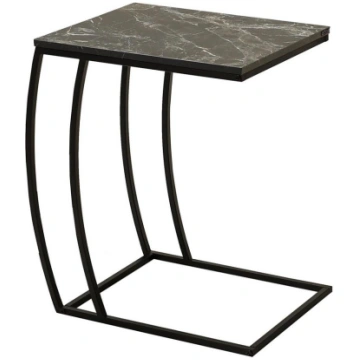 Galdiņš 65x35 cm melna Adore Furniture