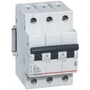 Automātiskais slēdzis Legrand 419169 B16A 3P 6kA –