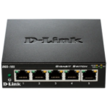 D-Link Ethernet Switch DGS-105/E Unmanaged, Deskto