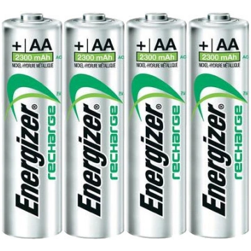 Atkārtoti uzlādējamas baterijas Energizer AA, 4 ga