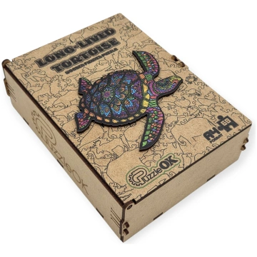 Koka puzle PuzzleOK Turtle, 29.4 cm x 28 cm, 68 ga