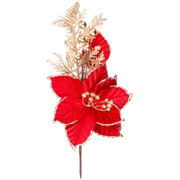 MagicHome Ziemassvētku zieds, Poinsetija, sarkans 