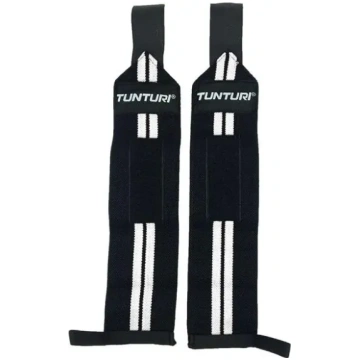 Tunturi Wrist Wraps, White, Pair