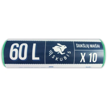 Atkritumu maisiņi Skubis Strong 60l, 10 gab