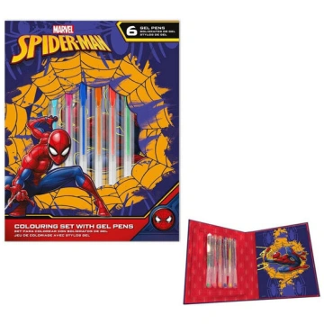 Spiderman Web-Slinger notebook + gel pen set Stor