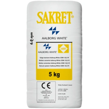 Baltais cements Sakret, 52.5 N, 5 kg