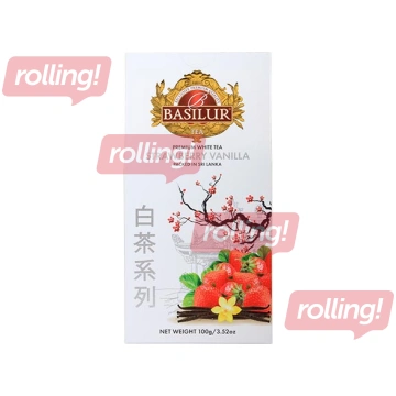 Tēja baltā Basilur Premium White Tea Strawberry & 