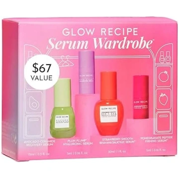 Glow Recipe - ceļojuma izmēra ādas kopšanas komple