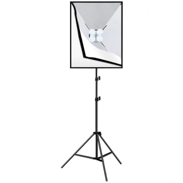 Studio set Puluz softbox 50x70cm, tripod, LED bulb