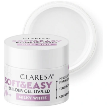 Gēls nagu veidošanai Claresa Milk White, 12 g